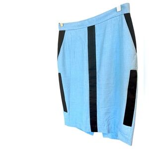 By Malene Birger size 40 (8-10) Blue and Black Pencil Skirt good condition